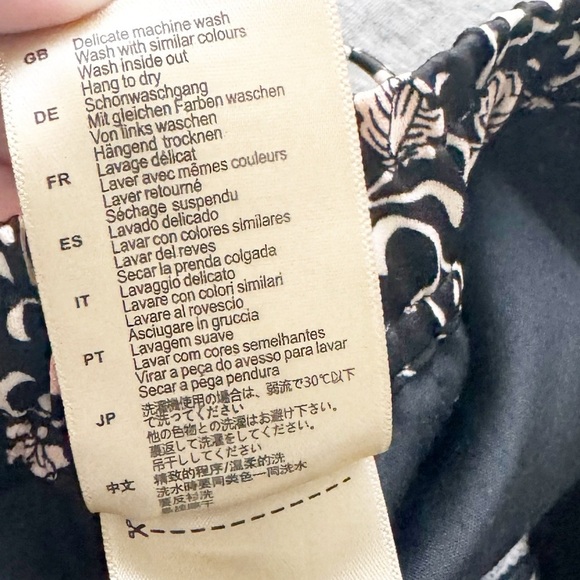 Scotch & Soda Palm Cove Striped Floral Tuxedo Silky Pants - Picture 15 of 15